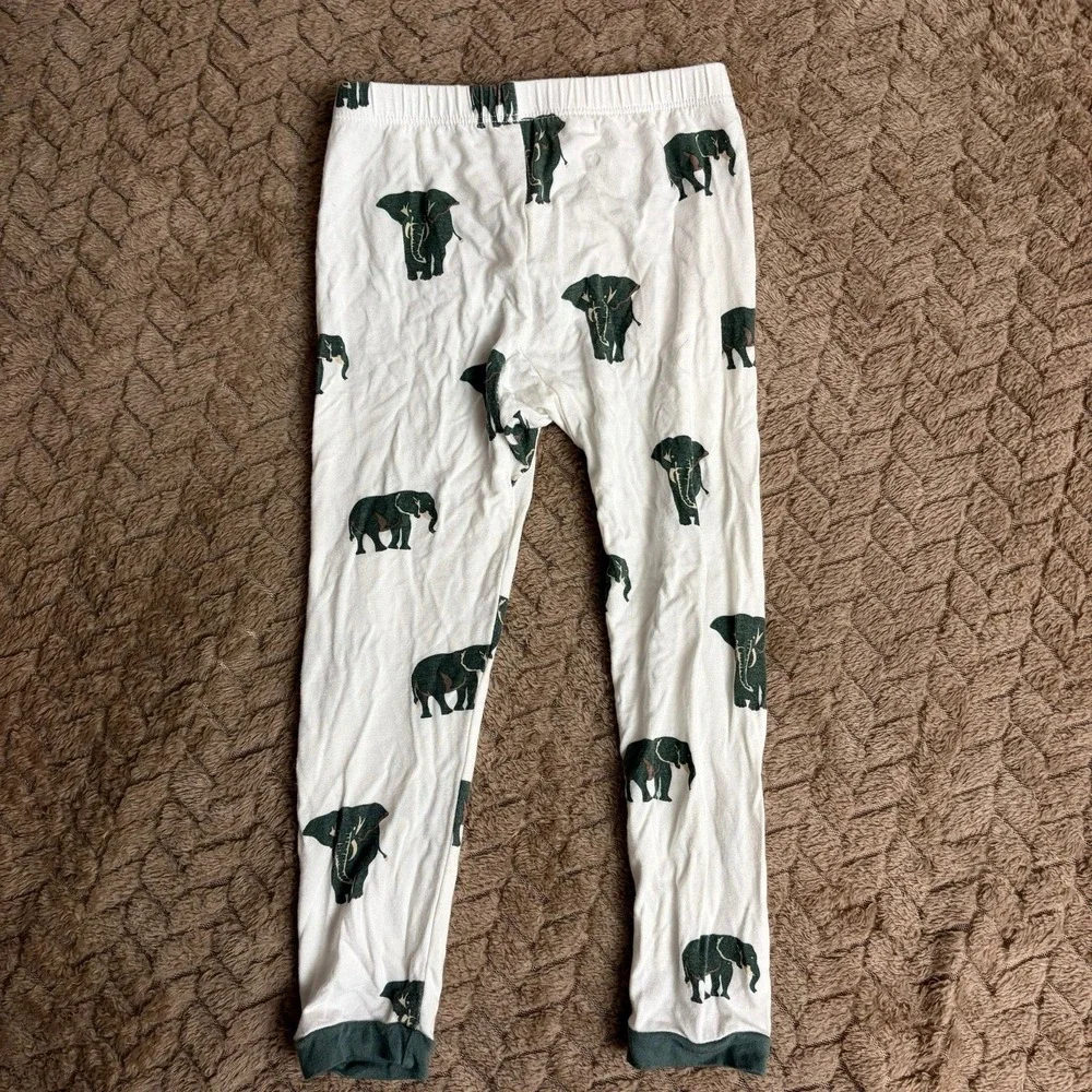 Kyte Baby Elephant Pajama Pants 2T Bamboo Rayon Soft Snug Fit Sleepwear